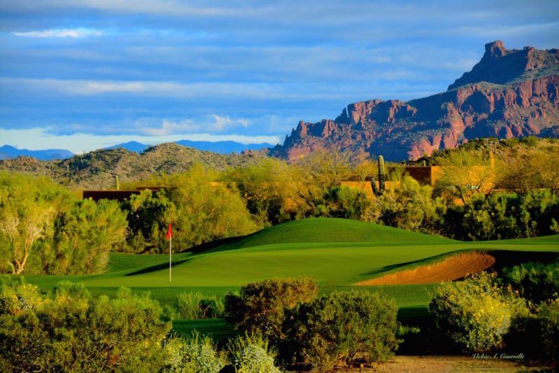 Join Las Sendas Golf Club for wine, golf, and dining